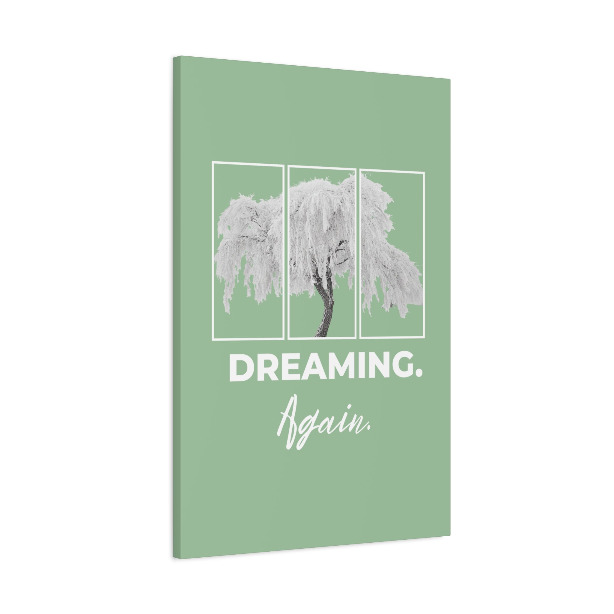 Dreaming Again Canvas Art | Minimal Inspirational Wall Art