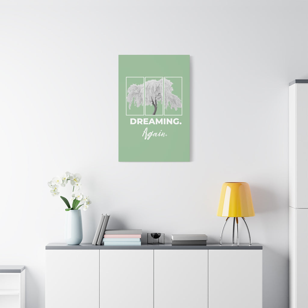 Dreaming Again Canvas Art | Minimal Inspirational Wall Art