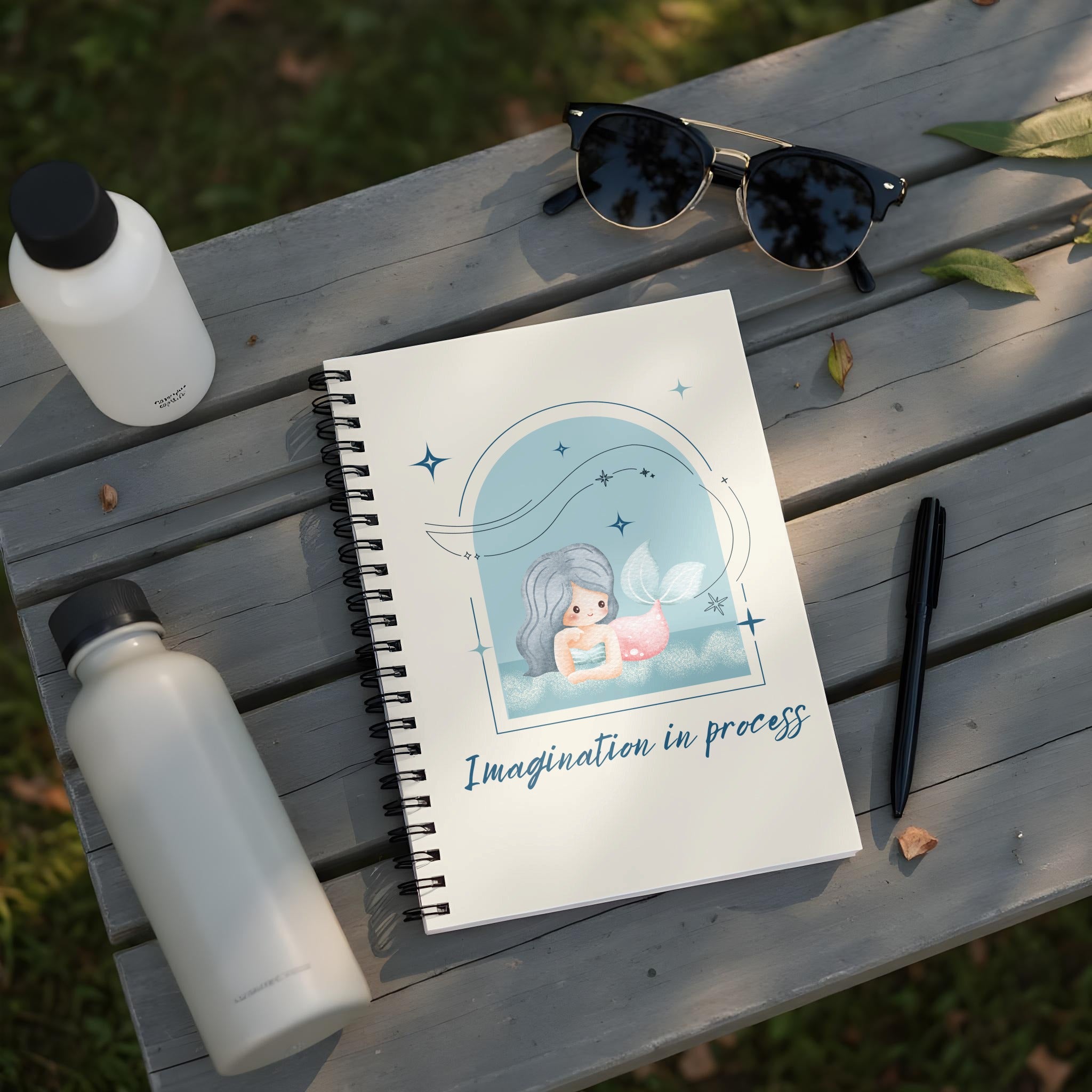 Imagination in Process Spiral Bound Notebook Product