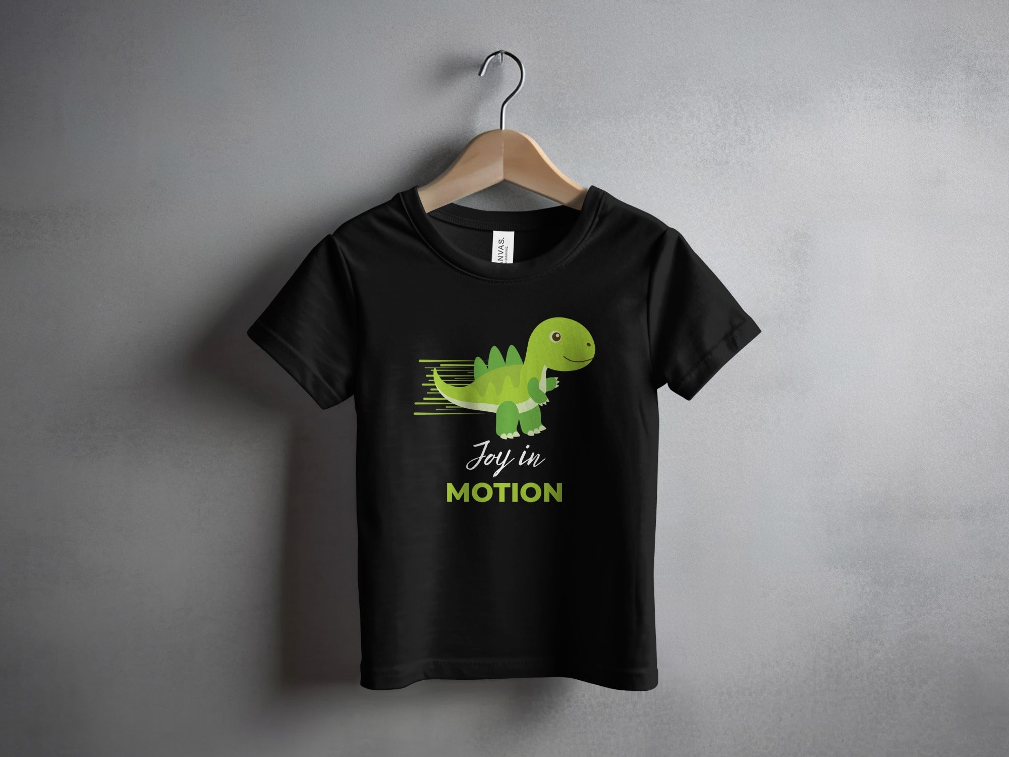Joy in Motion Dinosaur Graphic Kids T-Shirt Product