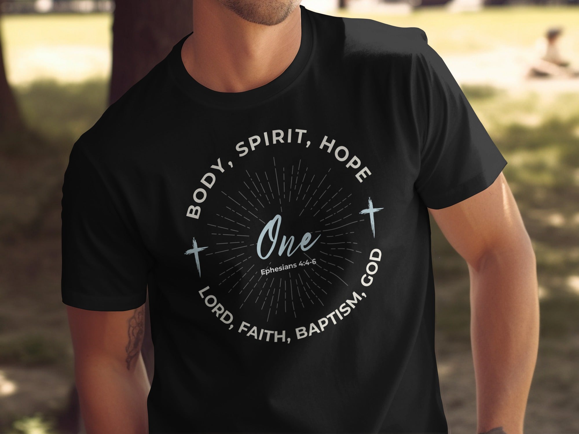 Body Spirit Hope One Ephesians 4:4-6 Graphic Shirt