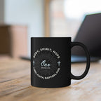 “One” Unity Christian Coffee Mug – Ephesians 4:4–6 Bible Verse Mug –  Faith Scripture Mug (11oz / 15oz)