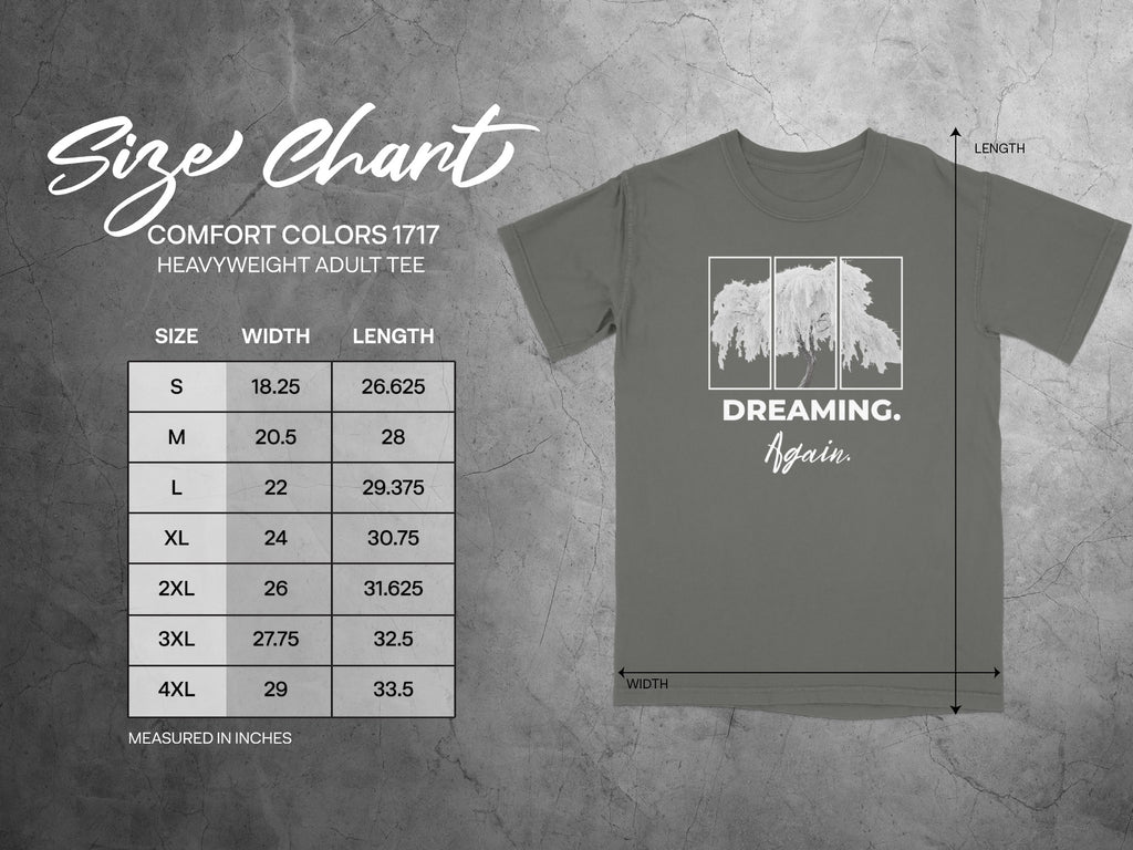 Dreaming Again Heavyweight Adult Tee Shirt