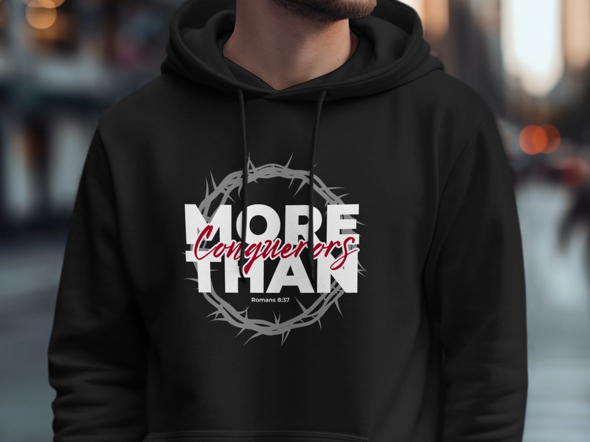 More Conquerors Than Thorns Crown Romans 8:37 hoodie
Christian apparel
Faith clothing
Religious hoodie
Romans 8:37
More Than Conquerors
Crown thorns
Scripture verse
Biblical design
Jesus apparel
Inspirational hoodie
Men's Christian
Women's Christian
Black graphic
Spiritual gift
Church apparel
Religious gift
Faith based
Conqueror statement
Hoodie design
Christian fashion