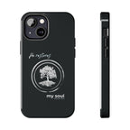 “He Restores My Soul” Phone Case – Psalm 23:3 Christian Bible Verse iPhone & Android Case – Faith Accessory
