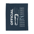 Official Light Bearer Kids Plush Blanket | Flashlight Graphic Velveteen Throw
