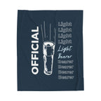 Official Light Bearer Kids Plush Blanket | Flashlight Graphic Velveteen Throw
