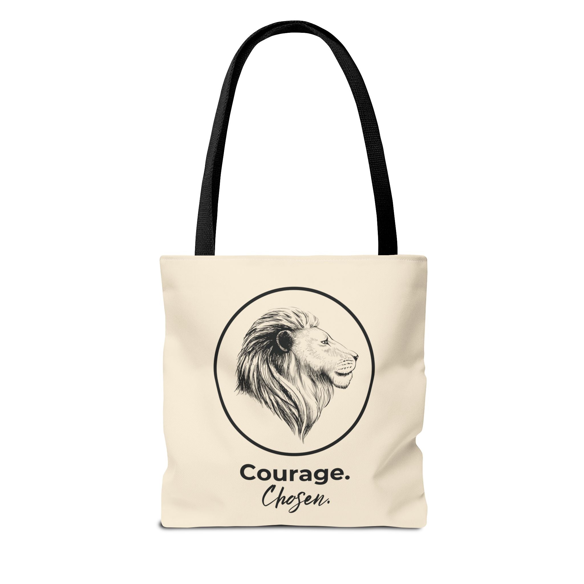 Courage Chosen Tote Bag | Inspirational Everyday Tote