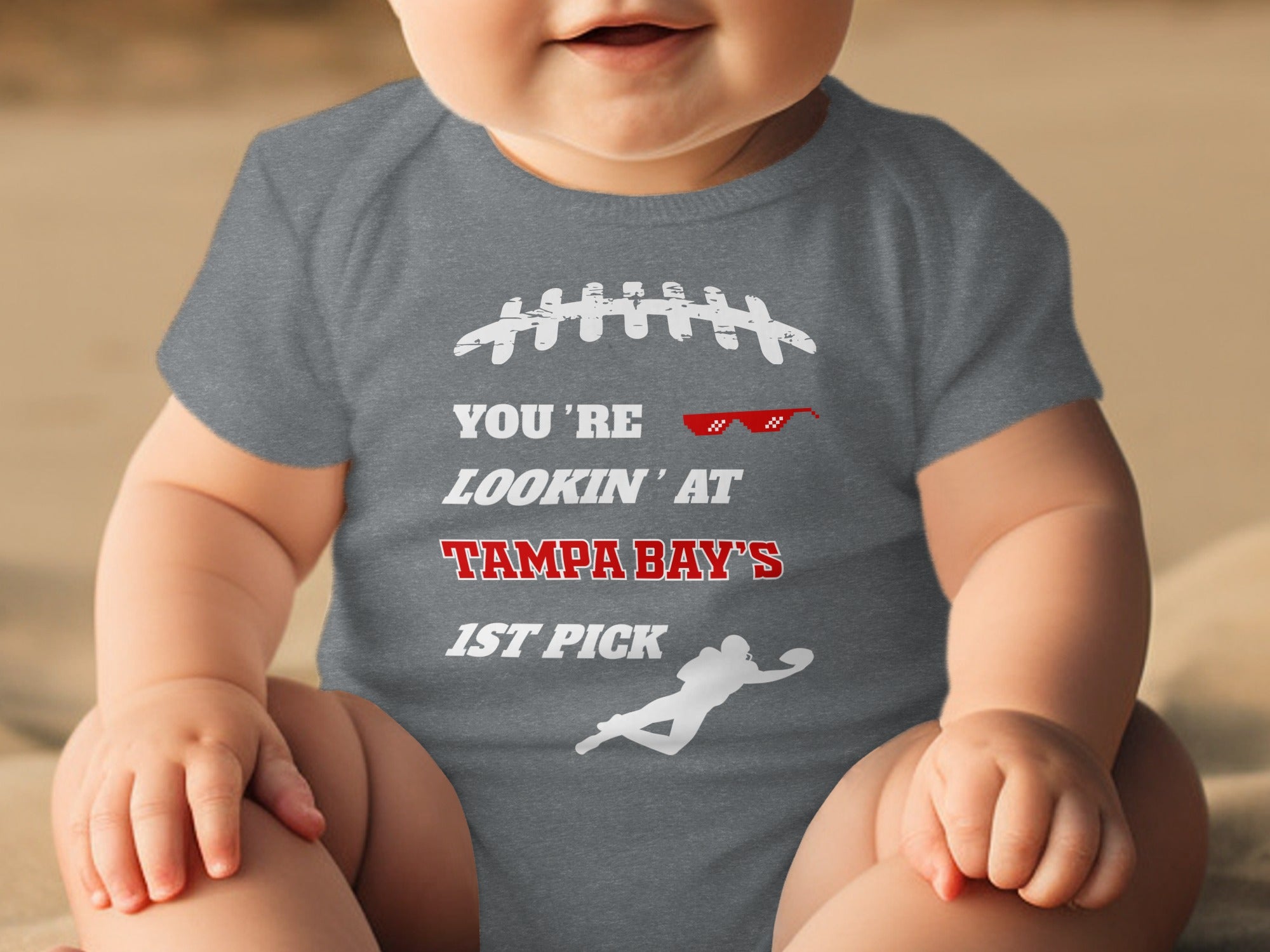 You're Lookin' At Tampa Bay's 1st Pick Baby Onesie
