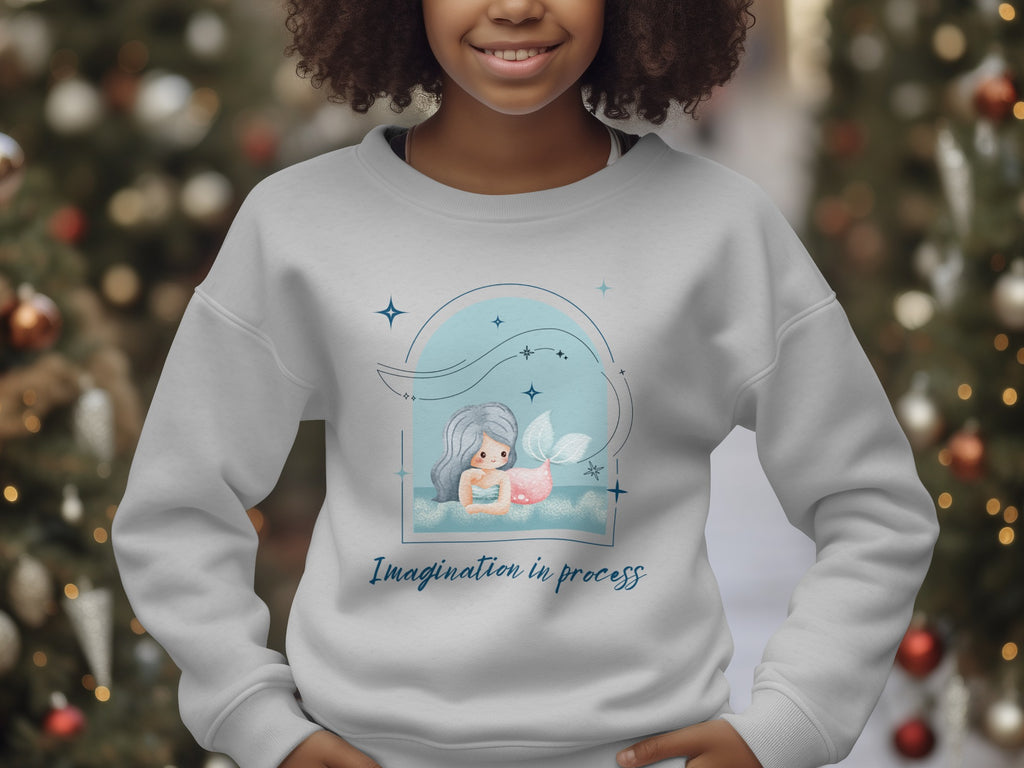 Imagination in Process Graphic Sweatshirt for Kids