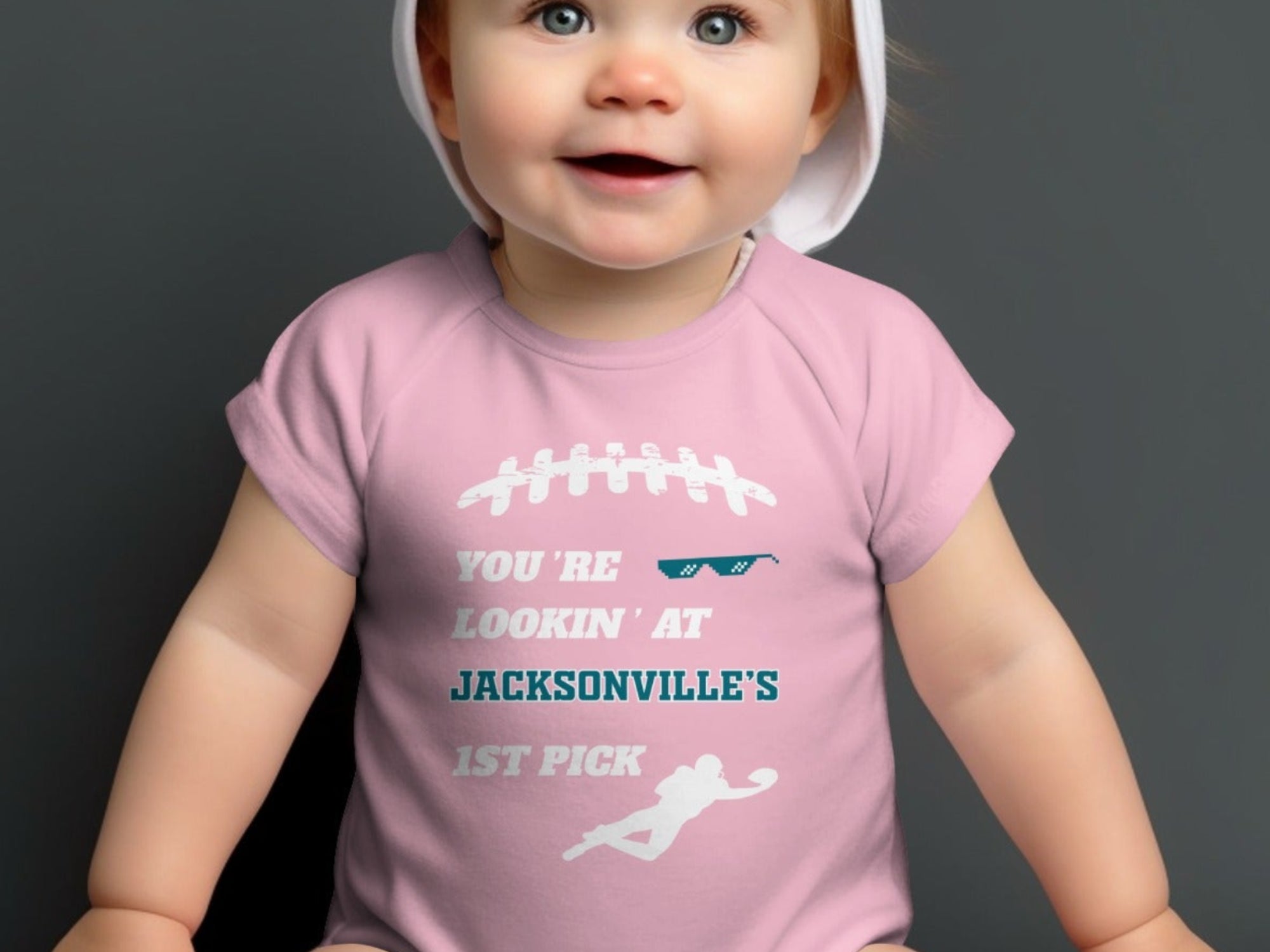 You're Lookin' At Jacksonville's 1st Pick Baby Onesie
