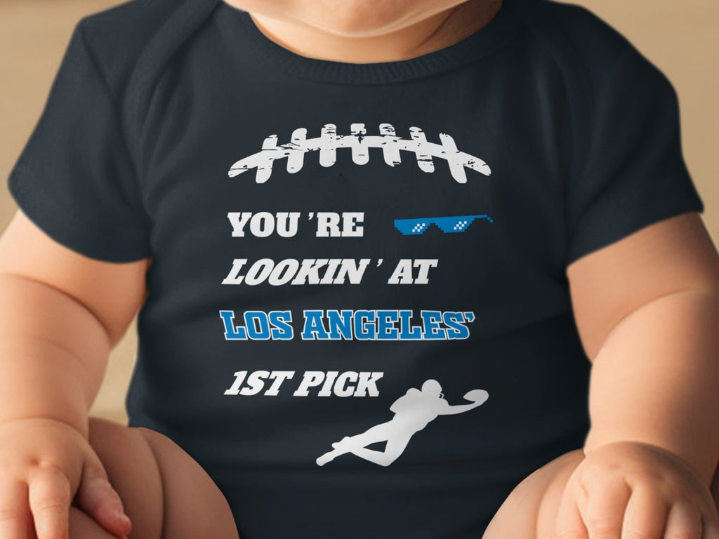 You're Lookin' At Los Angeles' 1st Pick Baby Onesie