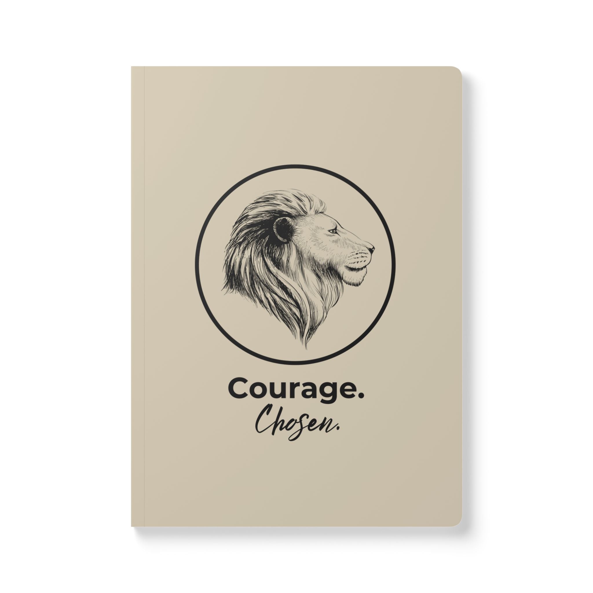 Courage Chosen Softcover Journal | Motivational Lined Notebook
