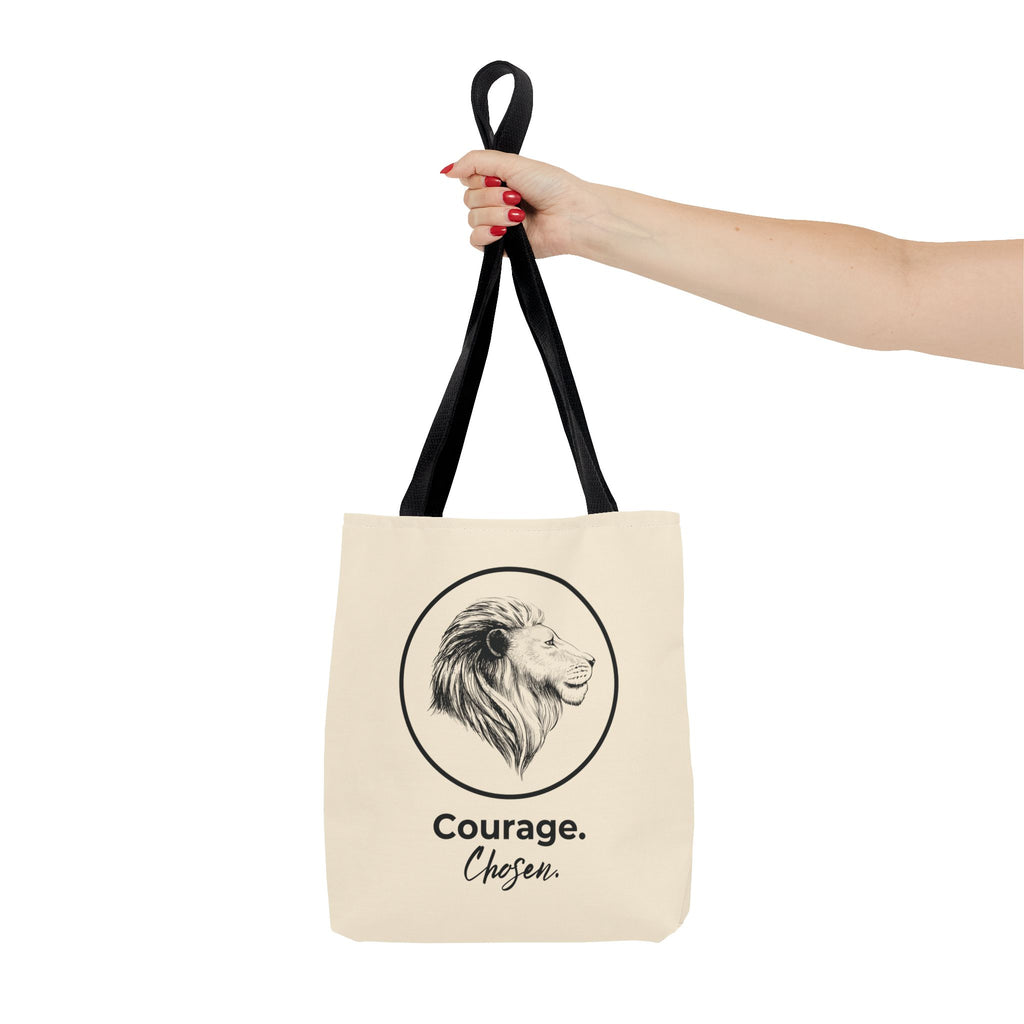 Courage Chosen Tote Bag | Inspirational Everyday Tote