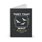 “They That Wait On The Lord” Spiral Notebook – Isaiah 40:31 Christian Bible Verse Journal – Faith Notes