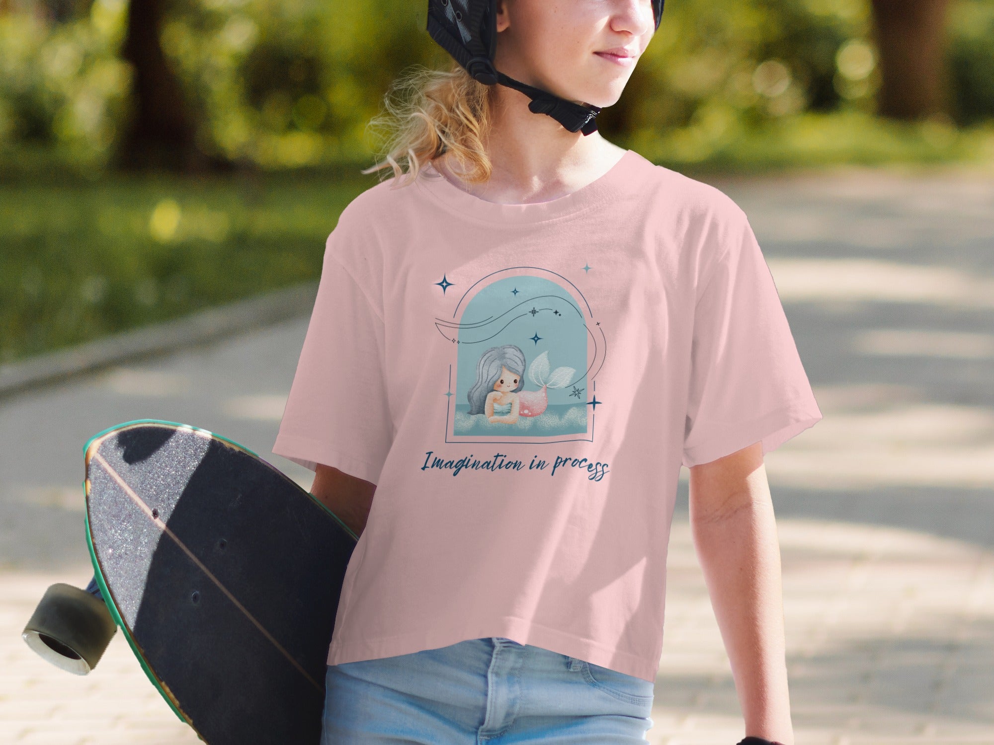 Imagination in Process Cute Graphic Tee Shirt