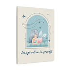 Imagination in Process Mermaid Canvas Art | Kids Room Wall Decor