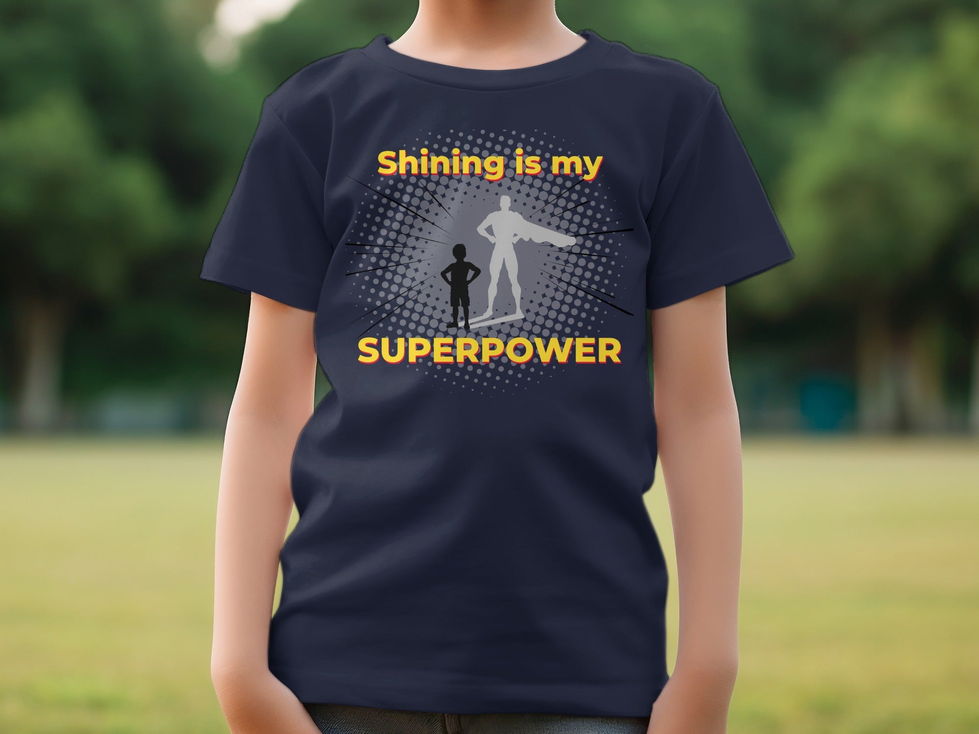 Shining Is My Superpower Graphic Tee for Kids