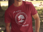 He Restores My Soul Tree Design Inspirational Shirt