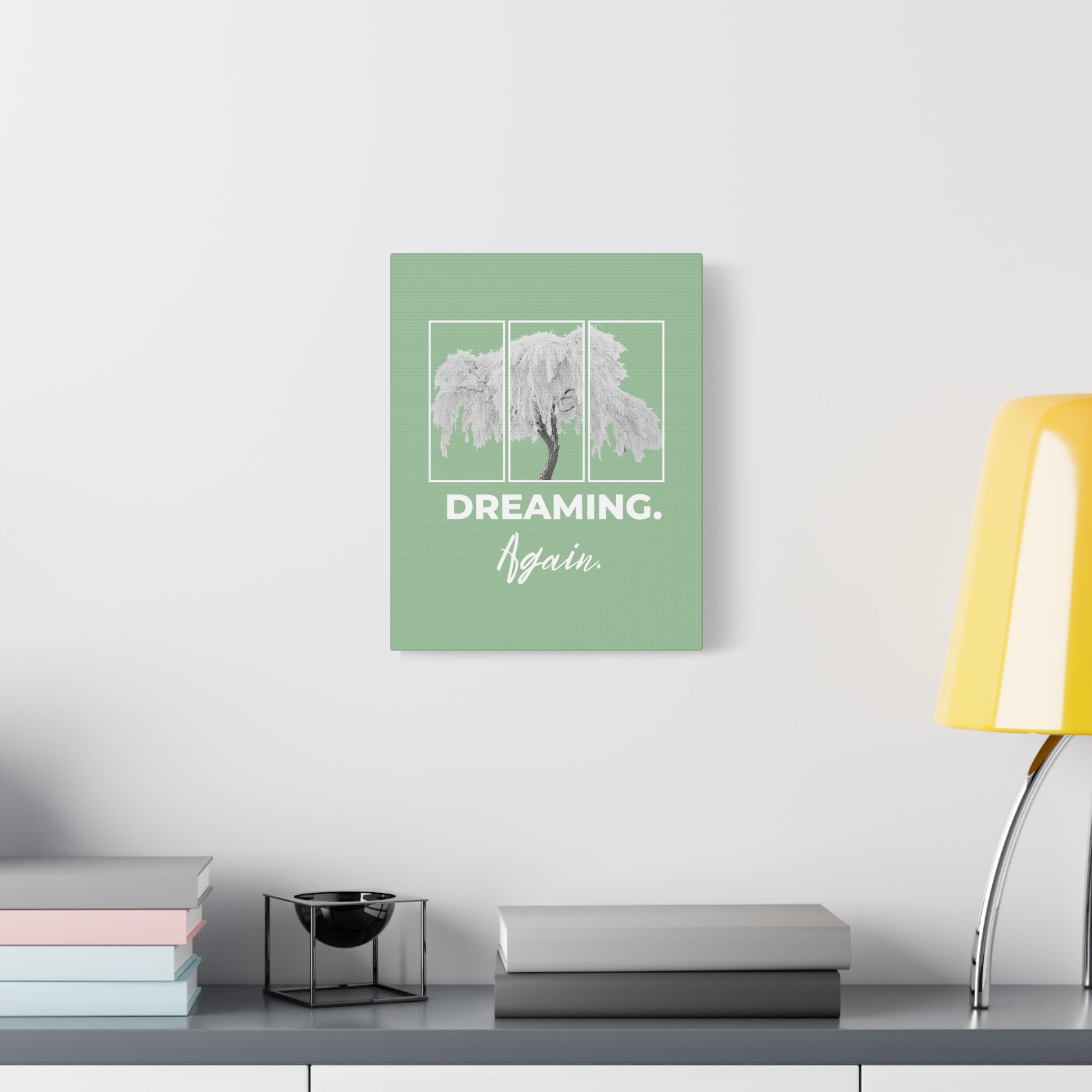 Dreaming Again Canvas Art | Minimal Inspirational Wall Art