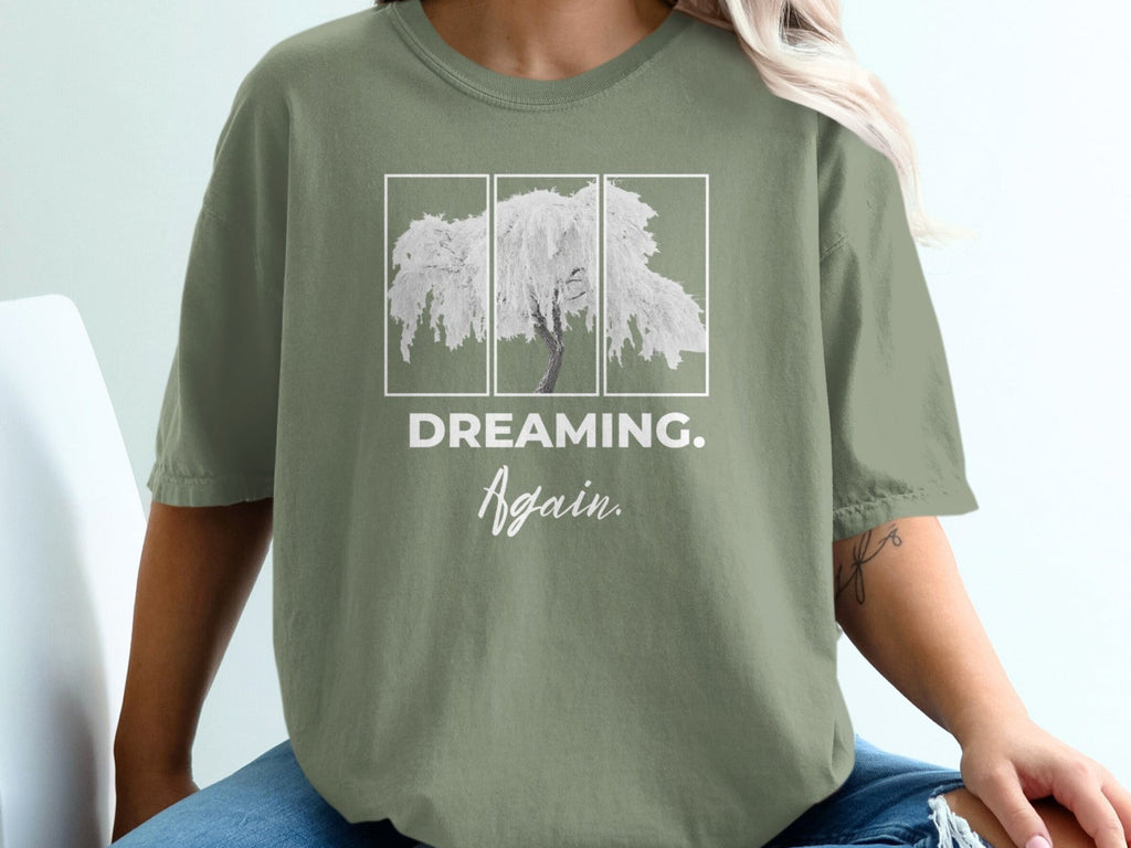 Dreaming Again Graphic Tee Casual Relaxed Fit Top