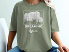 Dreaming Again Graphic Tee Casual Relaxed Fit Top