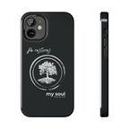 “He Restores My Soul” Phone Case – Psalm 23:3 Christian Bible Verse iPhone & Android Case – Faith Accessory