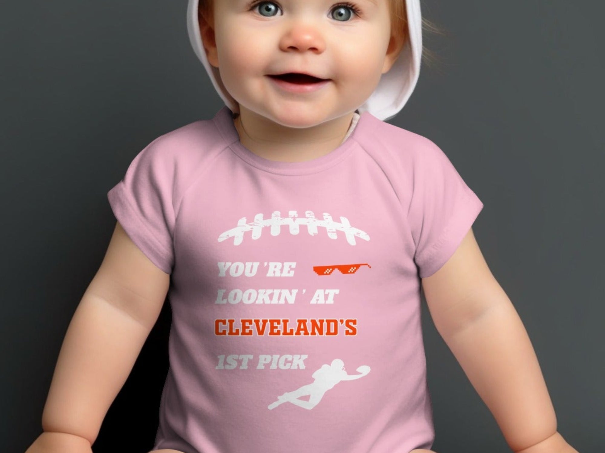 Cleveland's 1st Pick Baby Bodysuit Great Gift Option