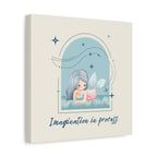Imagination in Process Mermaid Canvas Art | Kids Room Wall Decor