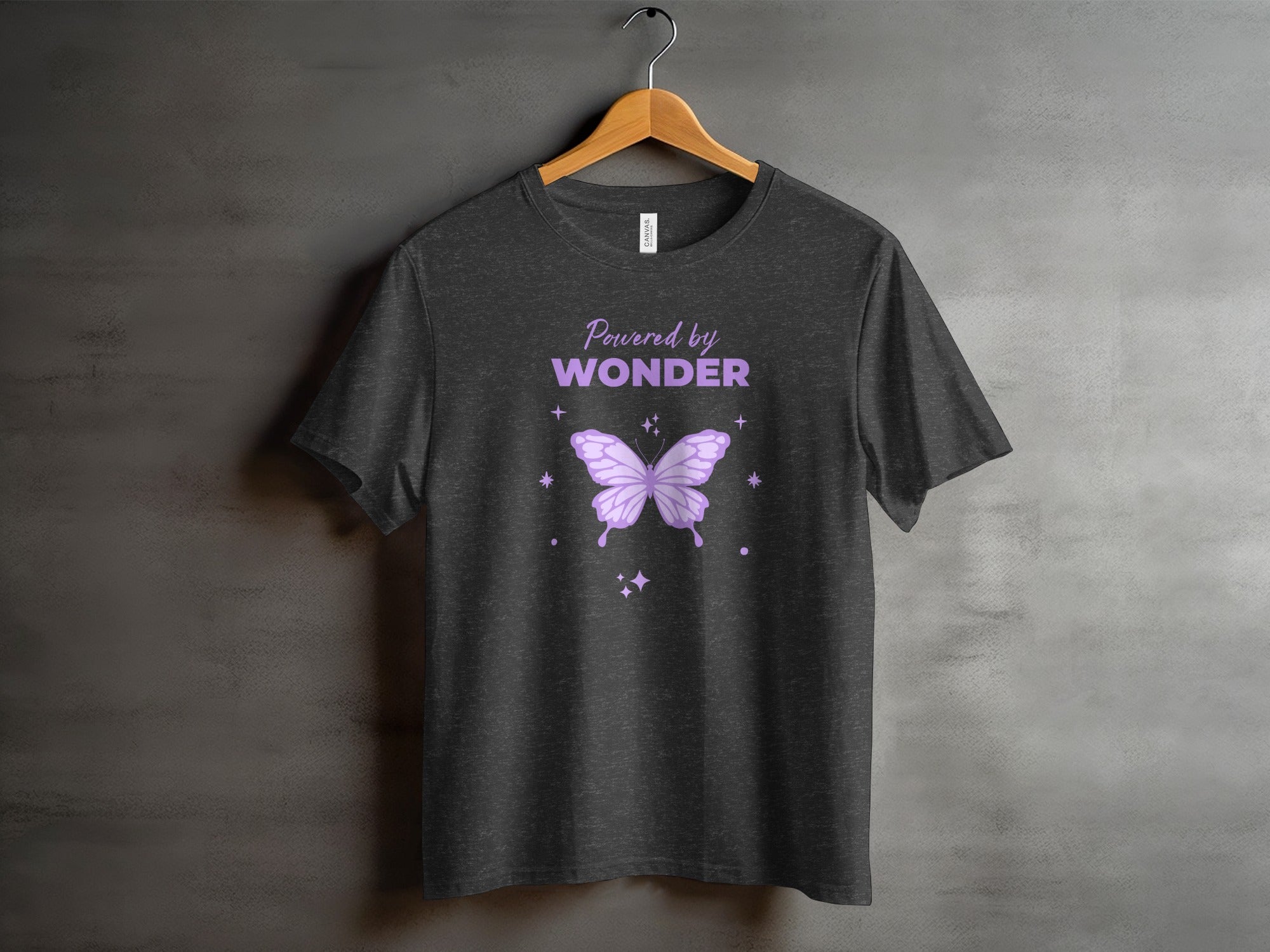 Powered by Wonder Butterfly Graphic T-Shirt