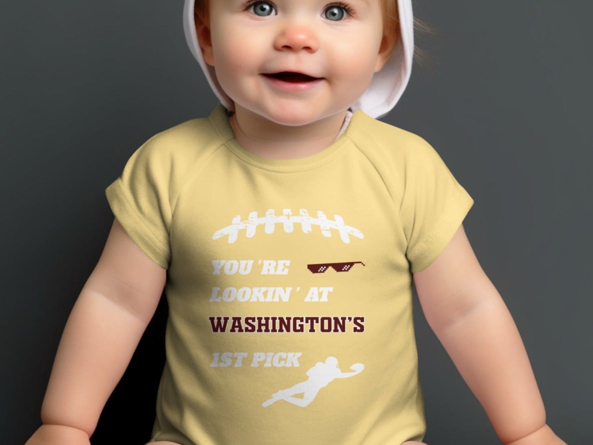 You're Lookin' At Washington's 1st Pick Baby Bodysuit