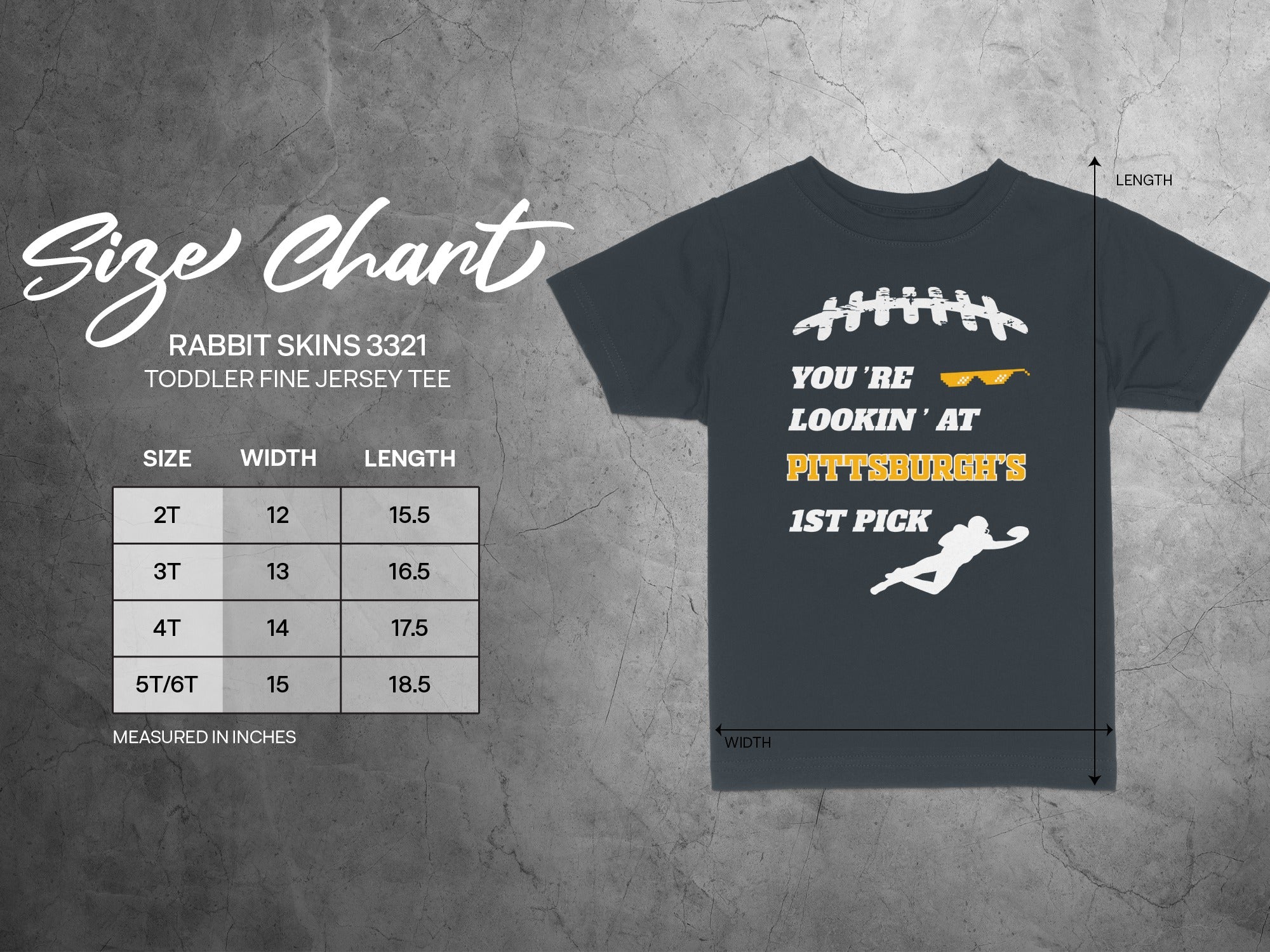 You're Lookin' at Pittsburgh's 1st Pick Toddler Tee