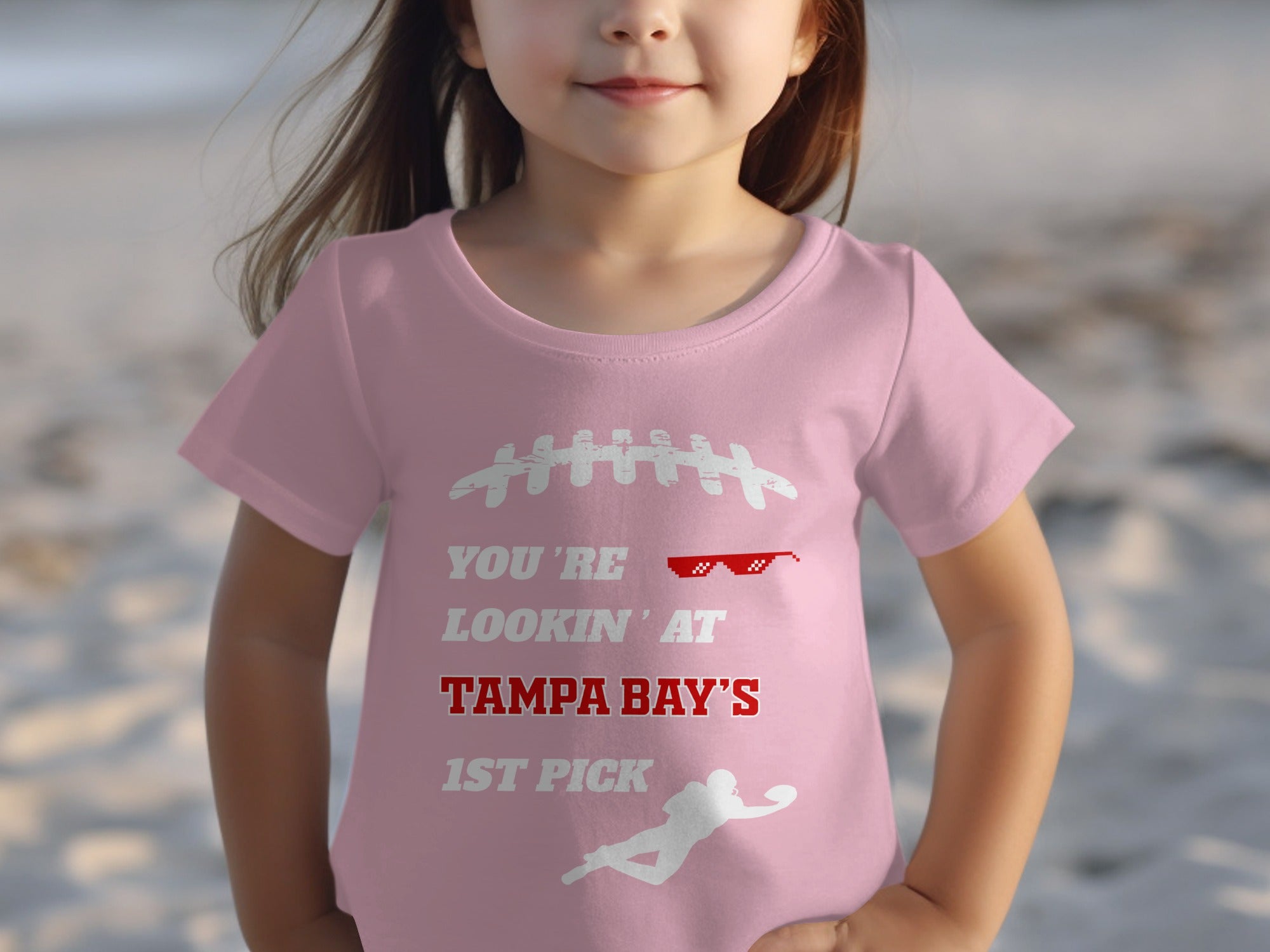 You're Lookin' at Tampa Bay's 1st Pick Kids Shirt