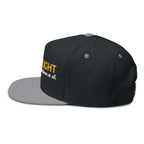 “God Is Light” Embroidered Cap – 1 John 1:5 Christian Flat Bill Hat – Faith Apparel