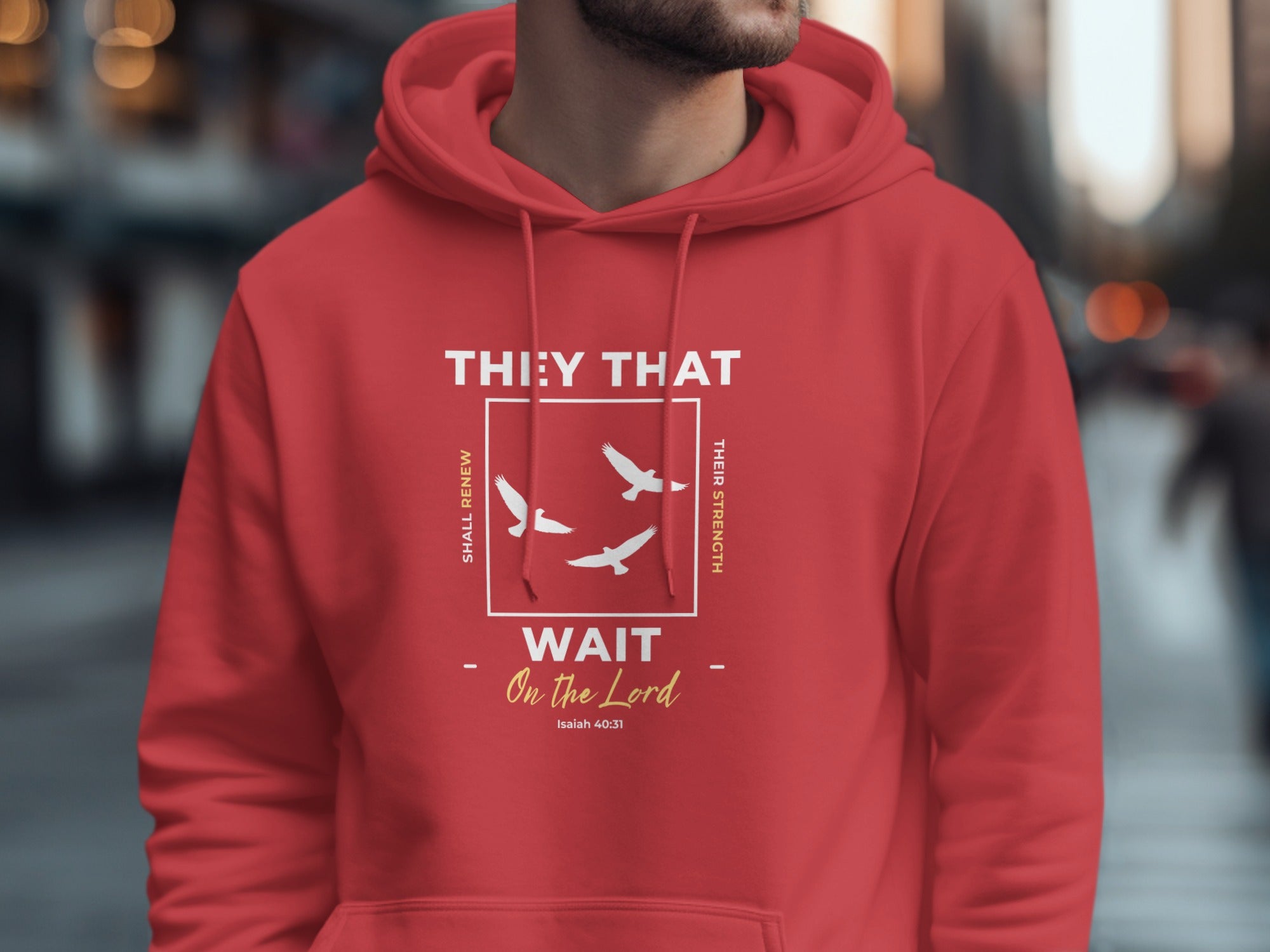 They That Renew Strength Wait On the Lord Hoodie
Hoodie
Red Hoodie
Religious Apparel
Christian Clothing
Scripture Verse
Isaiah 40:31
Faith Based
Inspirational
Strength Message
Renewal Theme
Bird Design
Dove Symbol
Spiritual Wear
Unisex Hoodie
Graphic Hoodie
Comfortable Top
Devotional Wear
Hopeful Message
Wait On The Lord
Red Top