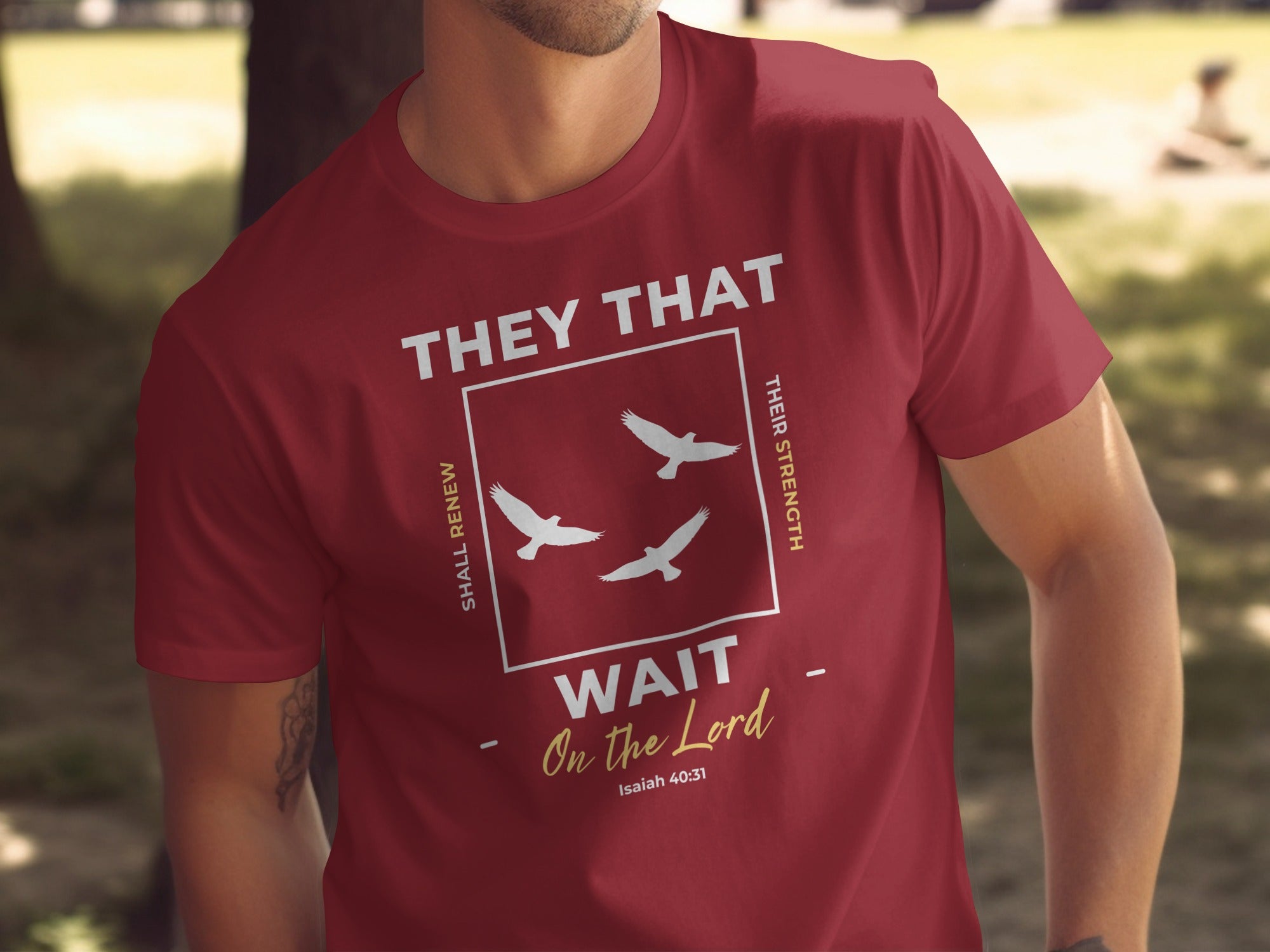 They That Wait On The Lord Isaiah 40:31 T-shirt