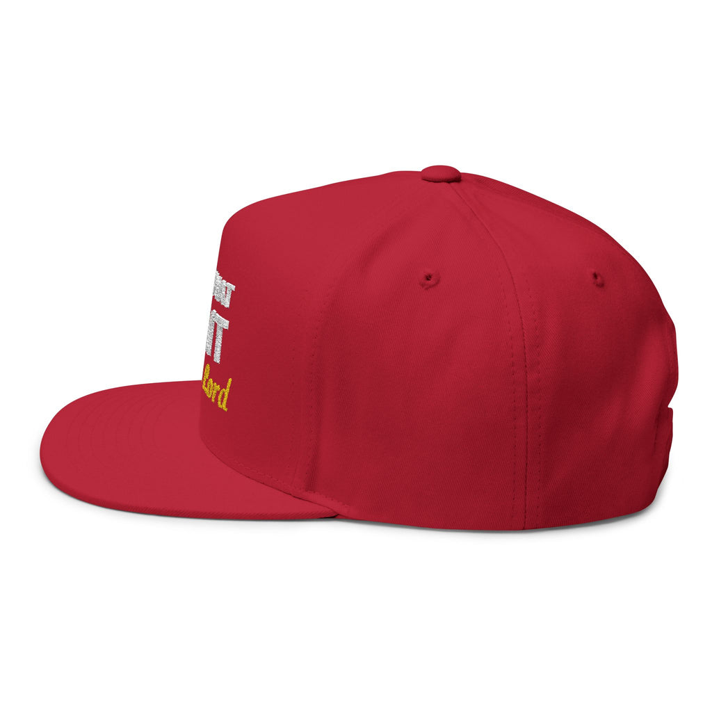 “They That Wait On The Lord” Embroidered Cap –  Isaiah 40:31 Christian Flat Bill Hat – Faith Apparel
