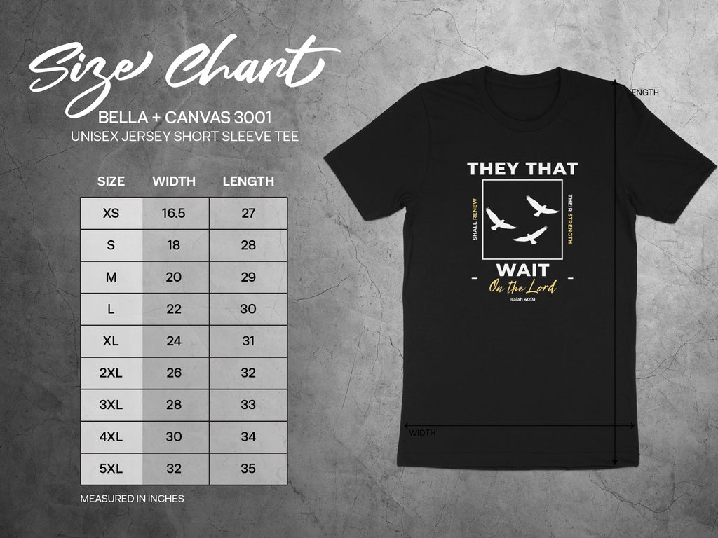 They That Wait On The Lord Isaiah 40:31 T-shirt