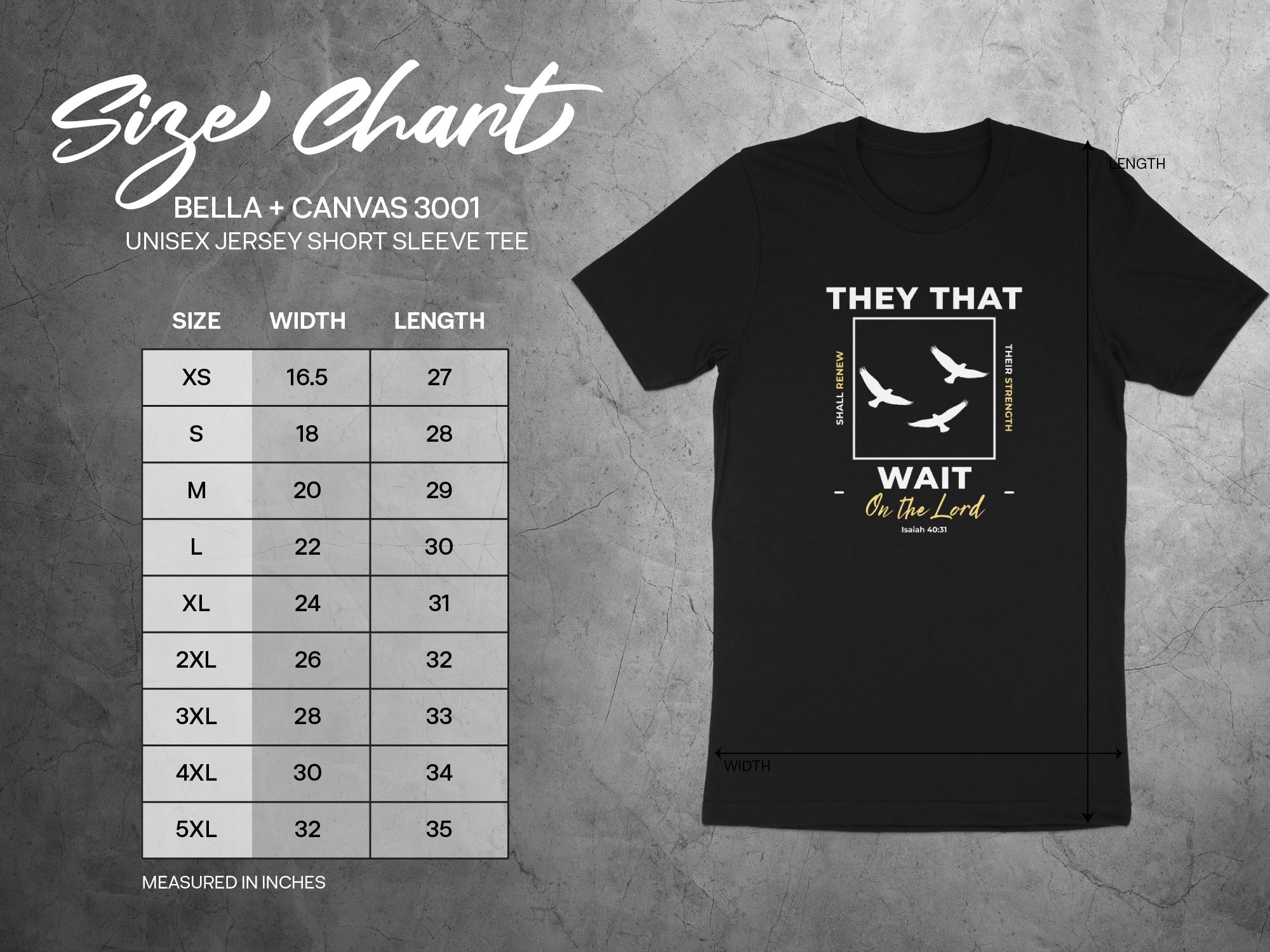They That Wait On The Lord Isaiah 40:31 T-shirt
