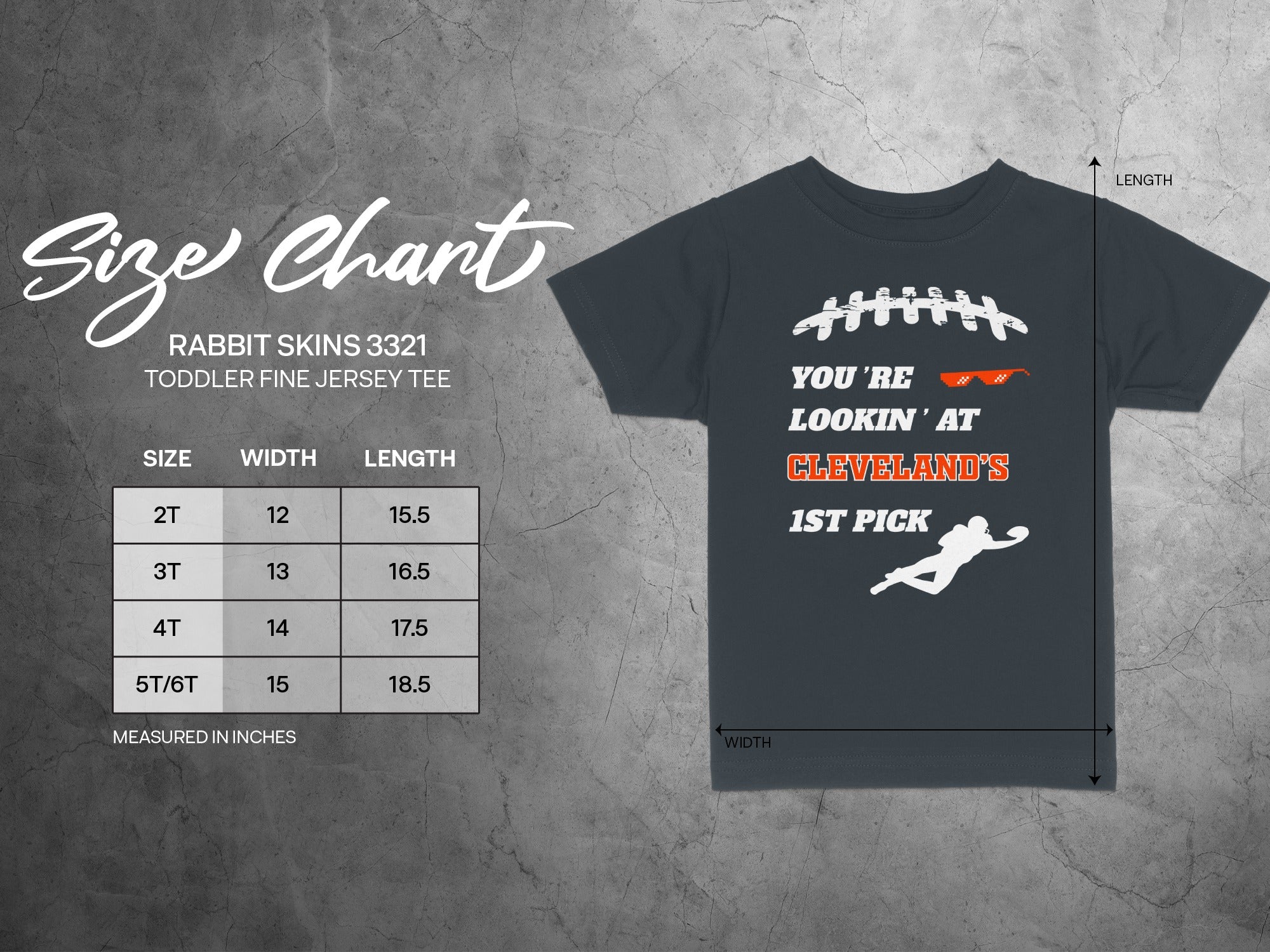 You're Lookin' At Cleveland's 1st Pick Toddler Tee