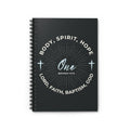 “One" Unity Spiral Notebook –  Ephesians 4:4–6 Christian Bible Verse Journal – Faith Notes