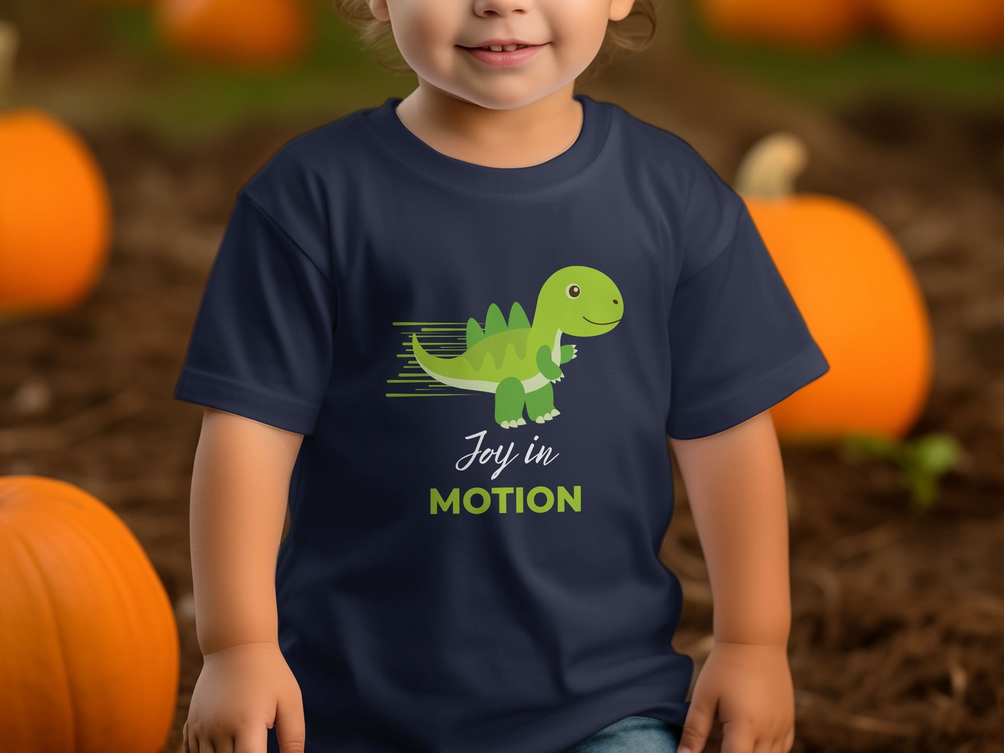 Joy In Motion Dinosaur Graphic Kids T-Shirt