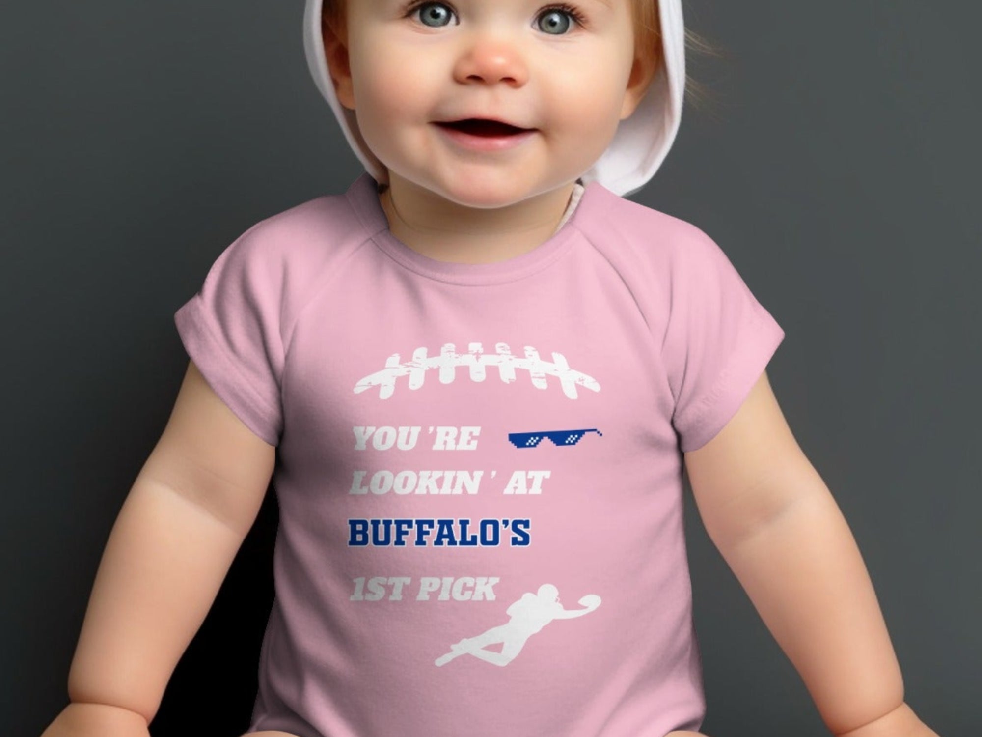 You're Lookin' at Buffalo's 1st Pick Baby Onesie