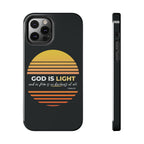 “God Is Light” Phone Case – 1 John 1:5 Christian Bible Verse iPhone & Android Case – Faith Accessory
