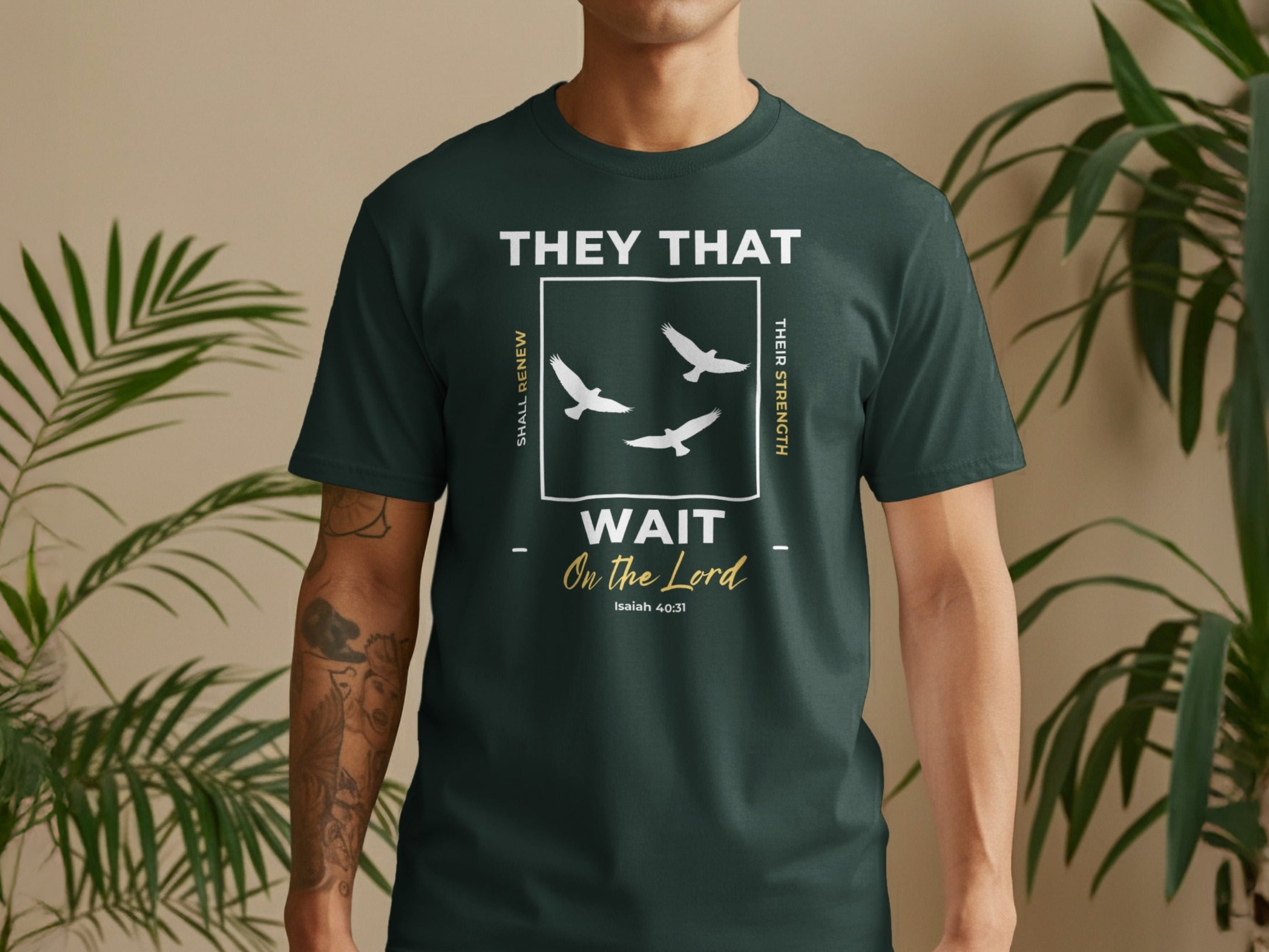 Inspirational They That Wait On The Lord T-Shirt
