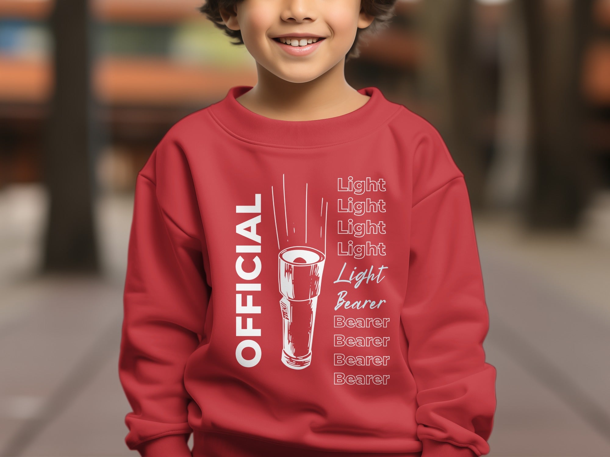 Official Light Bearer Red Kids Sweatshirt