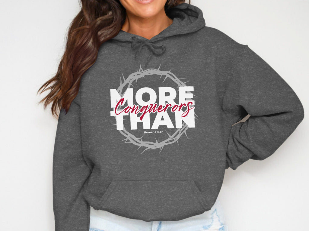 MORE Conquerors THAN Romans 8:37 Crown of Thorns Hoodie product type

Christian Hoodie
Religious Apparel
Faith Clothing
Bible Verse Hoodie
Scripture Design
Jesus Christ
God Is Good
Crown of Thorns
More Than Conquerors
Romans 837
Inspirational Hoodie
Spiritual Wear
Devotional Gift
Graphic Hoodie
Unisex Hoodie
Sweatshirt
Hooded Top
Religious Gift
Christian Faith
Word of God