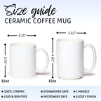 Hope Today Floral Ceramic Mug — Cozy Coffee Cup (11oz & 15oz)