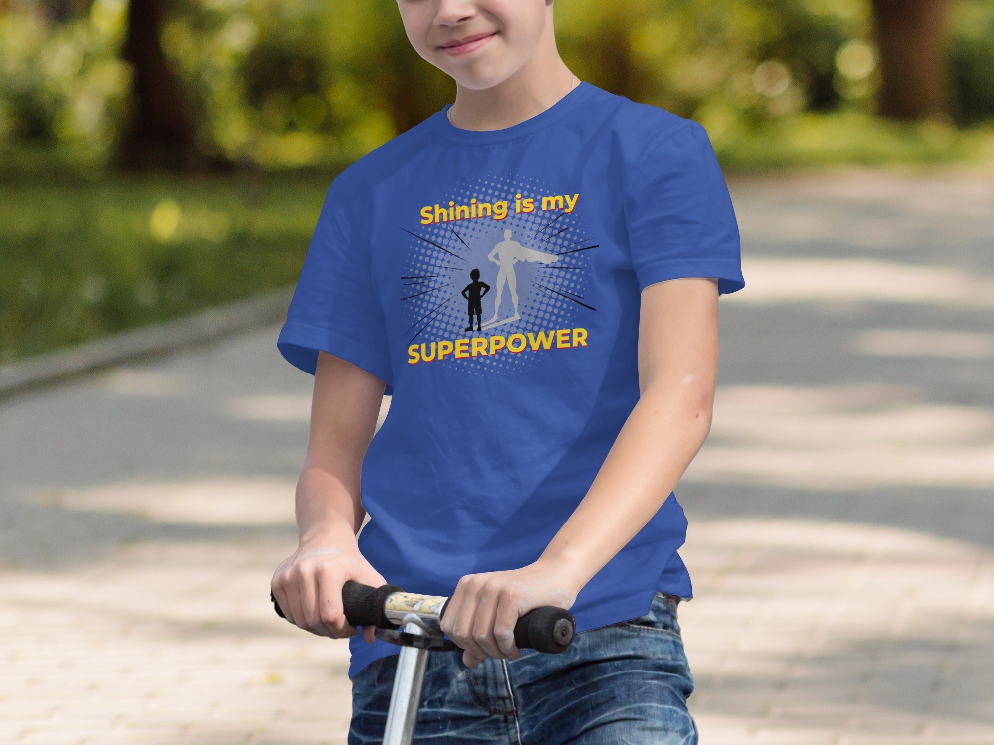 Shining is My Superpower Graphic Tees for Kids