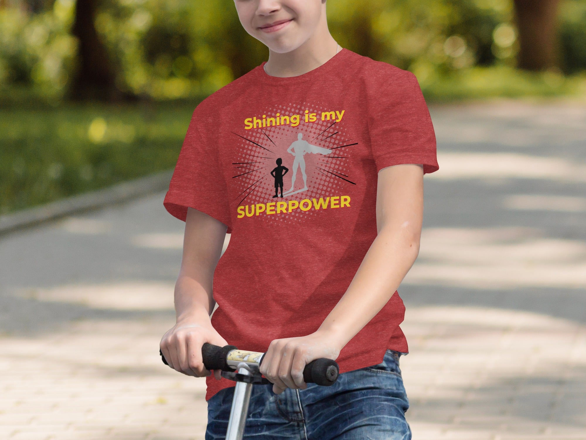 Shining is My Superpower Graphic T-Shirt for Kids